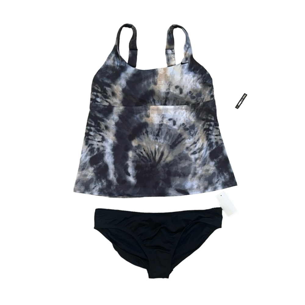 ✔️NWT✔️ NIKE Tie Dye Scoop Neck Tankini Swimsuit